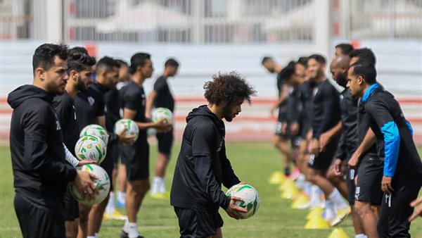جانب من تدريبات الزمالك