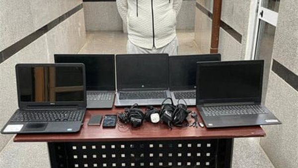 صورة المتهم والمضبوطات