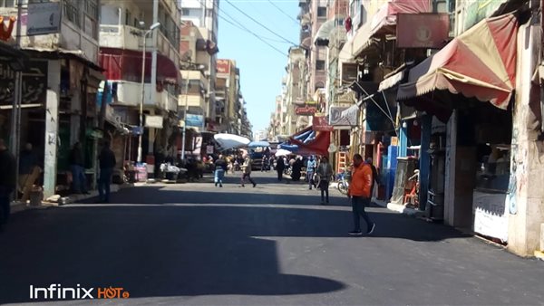 جانب من اعمال الرصف