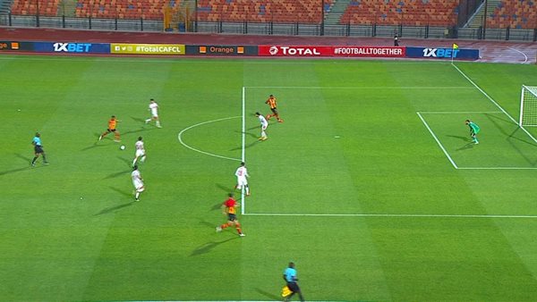 لحظة تسجيل الهدف