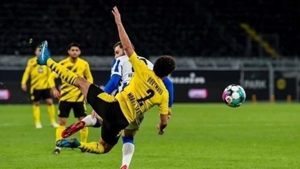 جانب من المباراة