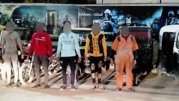 المتهمين والمضبوطات