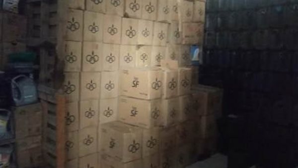 جانب من المضبوطات