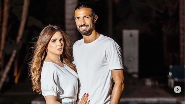 شيما صابر وزوجها