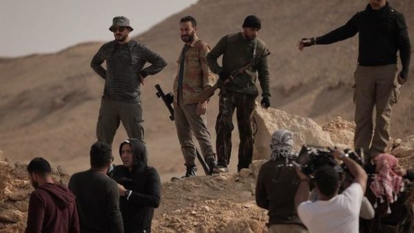 جانب من كواليس تصوير