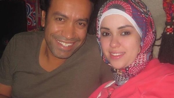 سامح حسين وزوجته