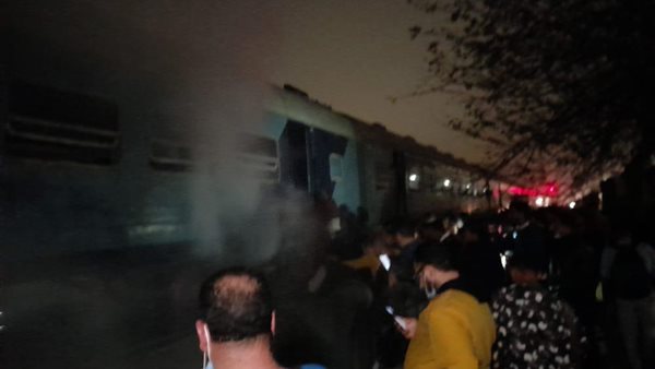 جانب من الحريق