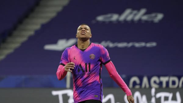 مبابى من المباراة