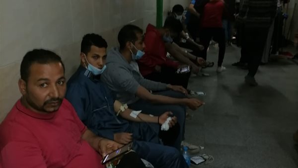 تبرع طلاب جامعة سوهاج