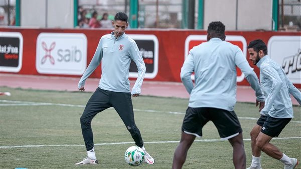 جانب من مران الاهلي