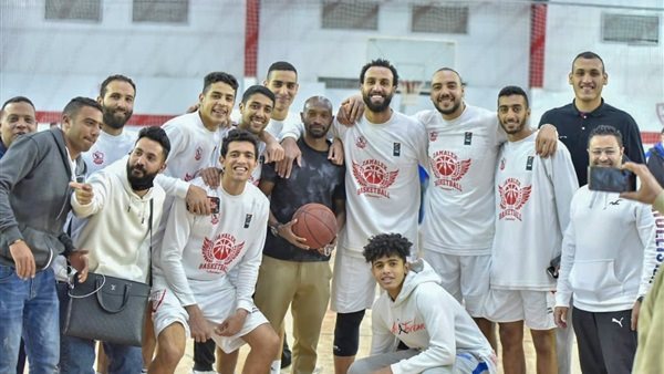 فريق السلة فى الزمالك