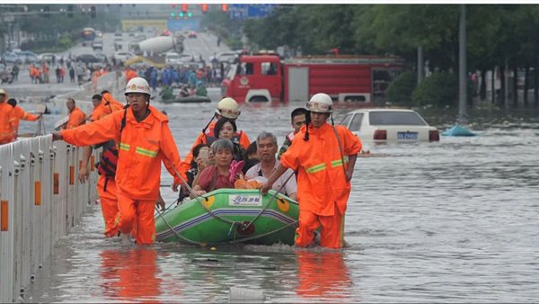 الفيضانات في الصين