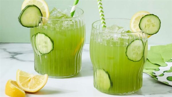 عصير الخيار والنعناع