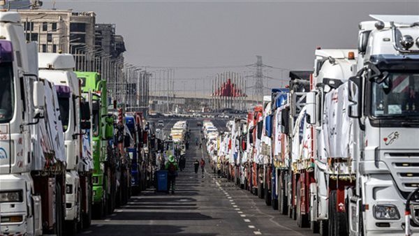 إحدى المساعدات الإنسانية