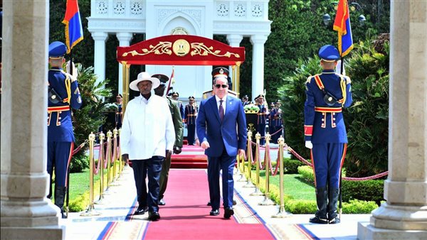 استقبال الرئيس السيسي