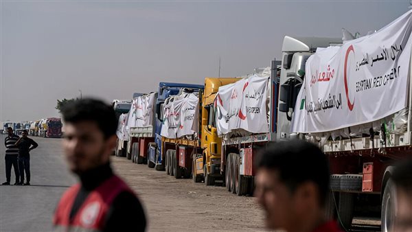 قافلة المساعدات الإنسانية