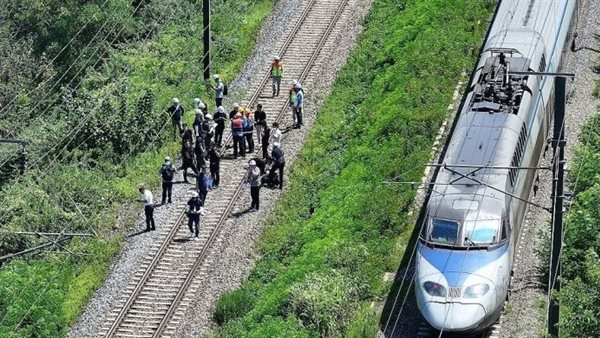 اصطدام قطار ركاب