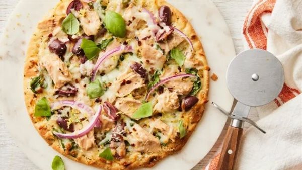  بيتزا التونة والخضار