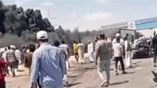 حادث مروع بطريق مطروح