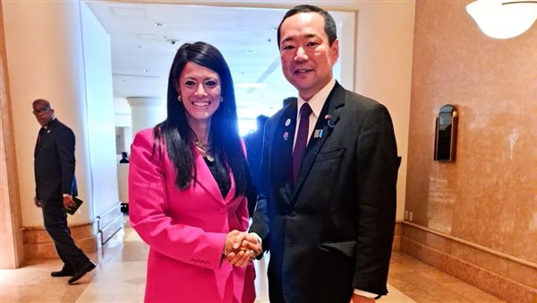  رانيا المشاط ووزير