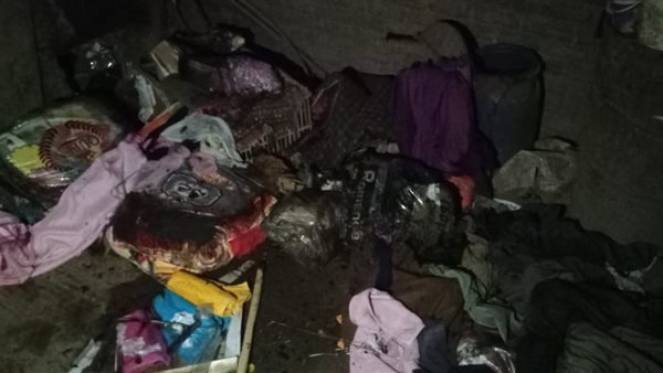 جانب من الحريق 