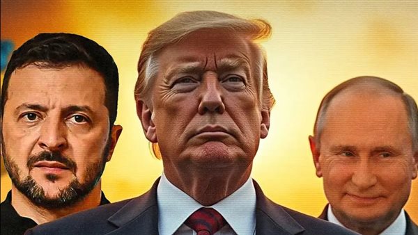 ترامب وبوتين وزيلينسكي