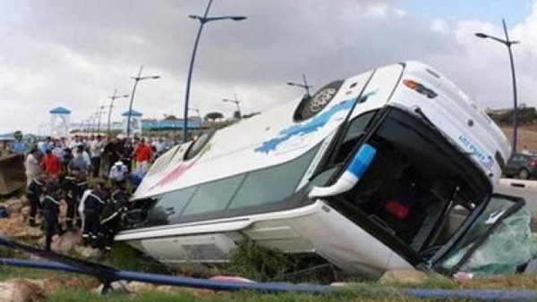  انقلاب حافلة فريق