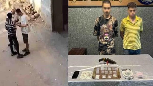 المتهمين بعد الضبط