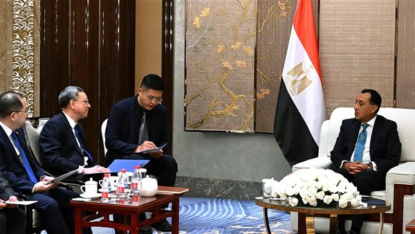 مدبولي خلال اللقاء