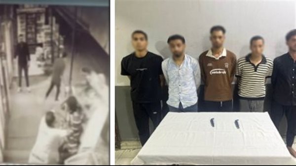  المتهمين بعد الضبط