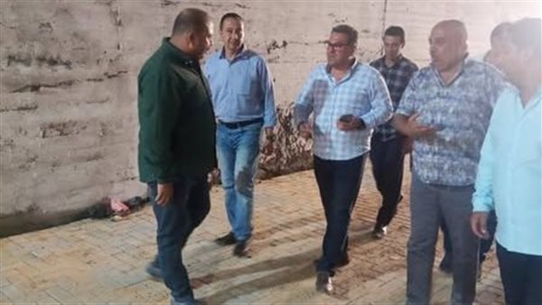 محمد مرعي يتفقد النفق