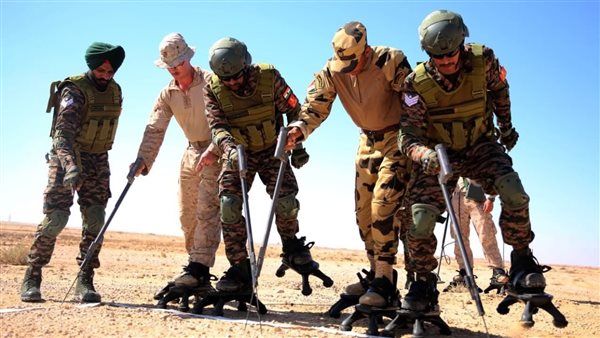 فعاليات التدريب المصري