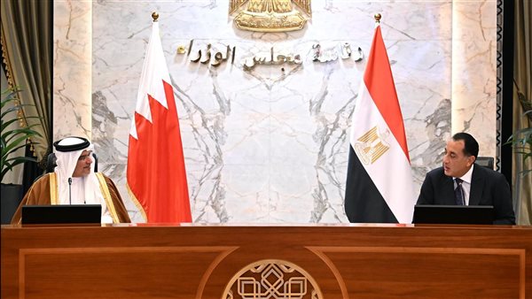 ولي عهد البحرين ومدبولي