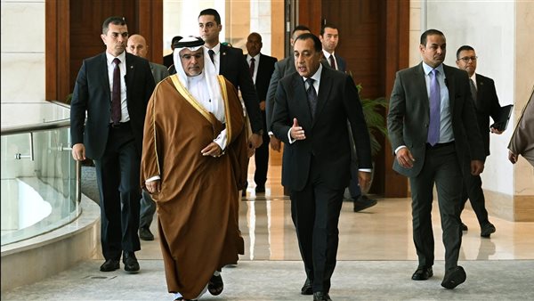 مدبولى وولي عهد البحرين