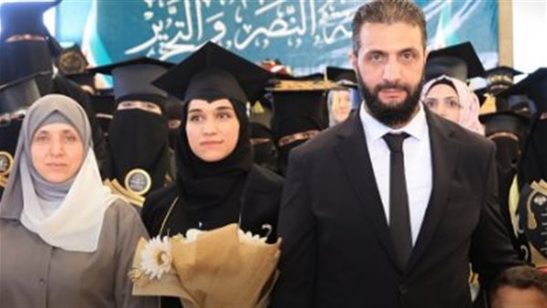 أحمد الشرع و زوجتة