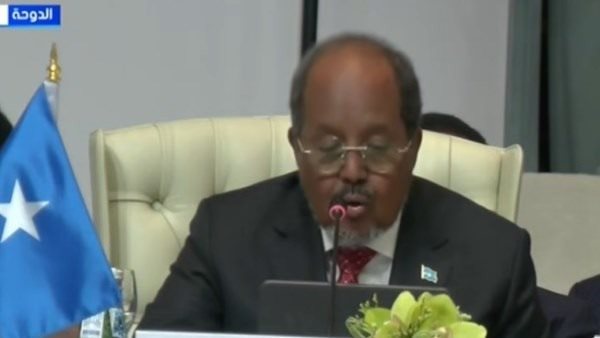 الرئيس الصومالي حسن