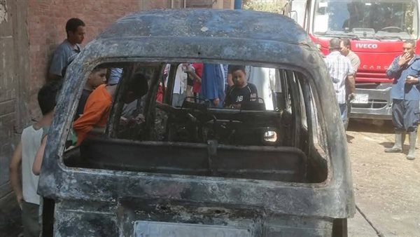 السيارة المتفحمه