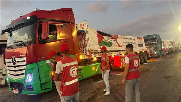 إحدى المساعدات الإنسانية