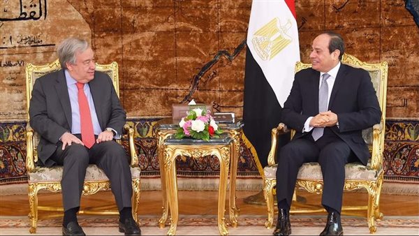 السيسي وجوتيريش