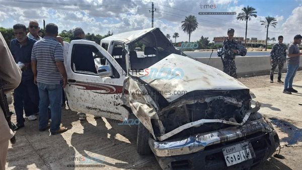 حادث انقلاب سيارة