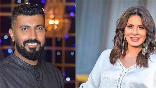 نجلاء بدر ومحمد سامي