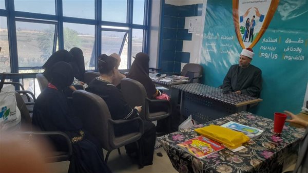 جلسة توعوية بقرى