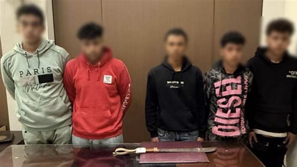 المتهمين بعد الضبط