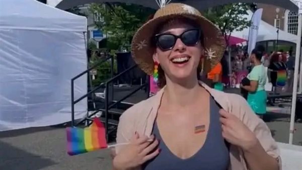 شيرين طارق تثير جدلًا بسبب علم السلام في حفل المتحف المصري الكبير