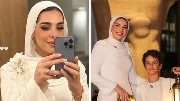 آية السيسي تتألق بفستان مرمر حليم في افتتاح المتحف المصري الكبير وتجسد الرابط الأبدي مع والدتها