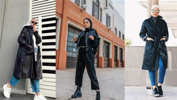 تنسيقات الجاكيت الجلد