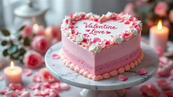  تورتة عيد الحب 