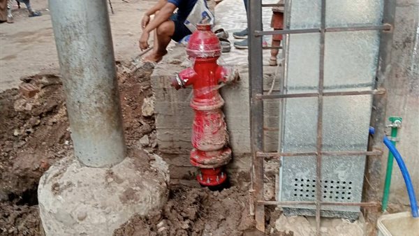 تركيب أبواش الحريق