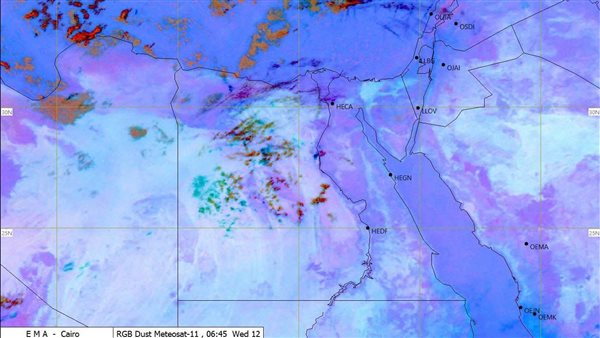 استمرار تدفق السحب