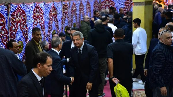 من عزاء الراحل محمد